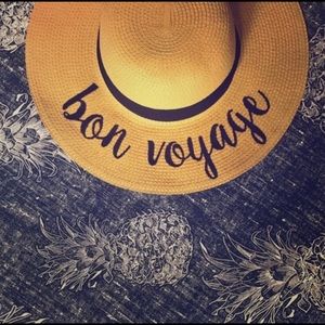 🆕“bon voyage” Floppy Beach Hat